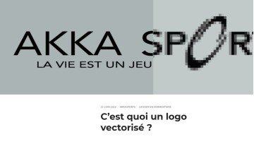 C’est quoi un logo vectorisé ?
